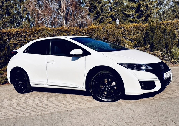 Honda Civic cena 59900 przebieg: 108456, rok produkcji 2015 z Kostrzyn małe 781